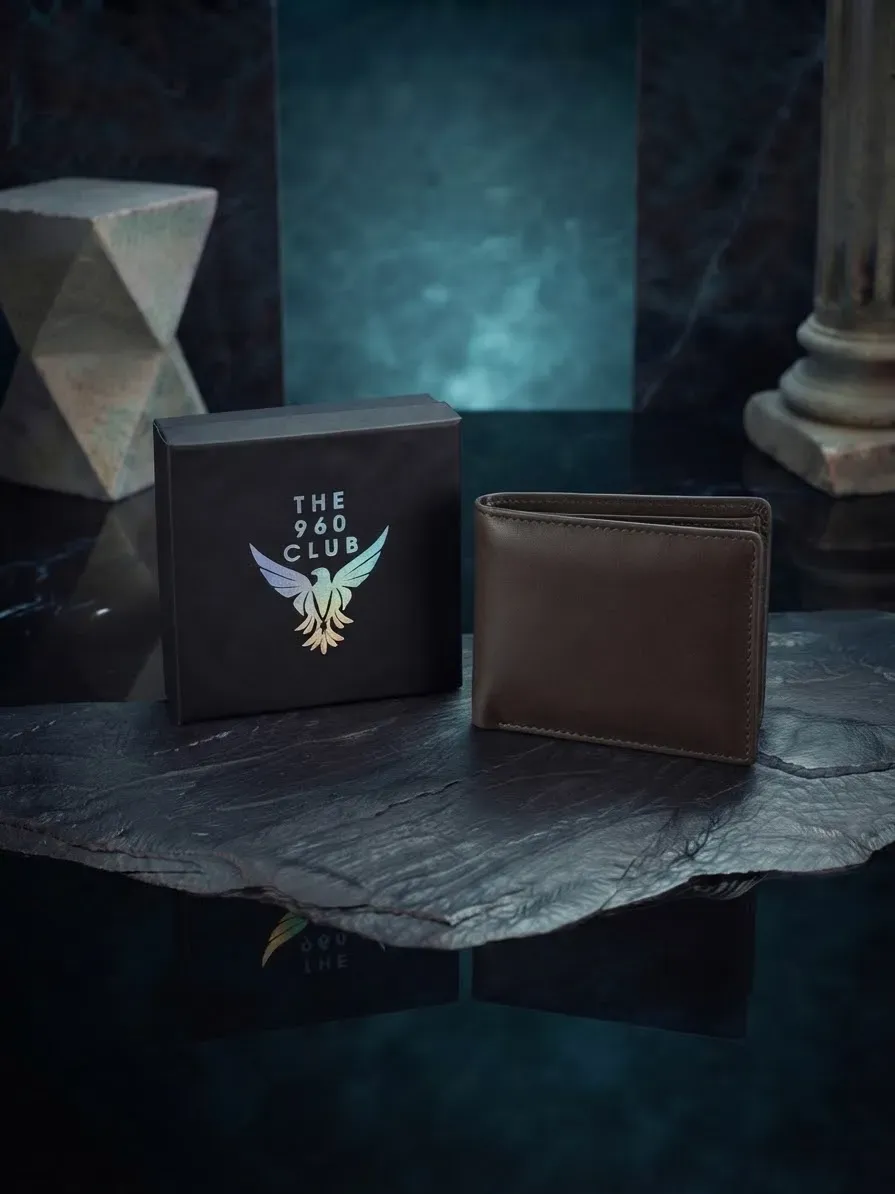Umber Brown Premium Leather Wallet 