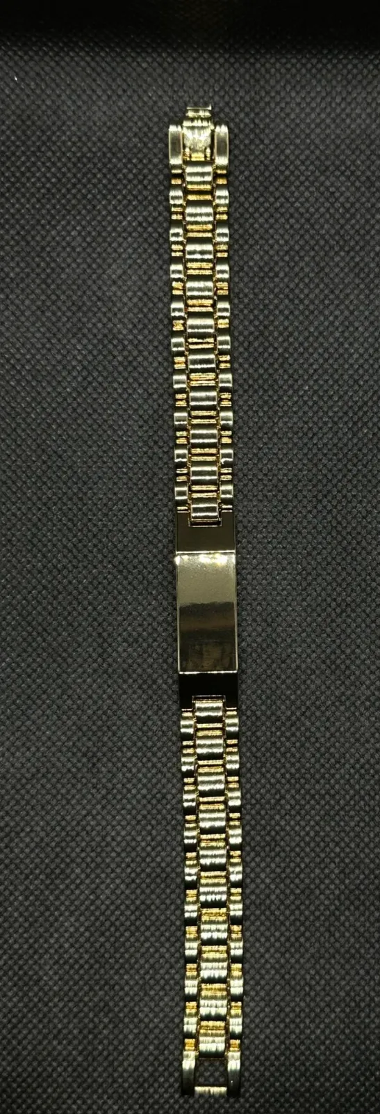 Stainless Steel Golden Wristband Bracelet