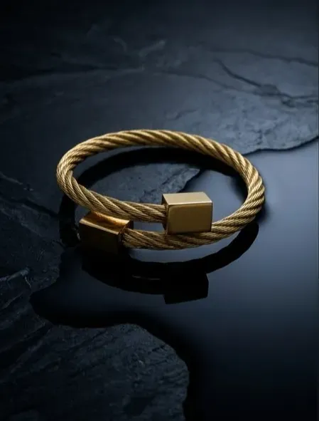 Golden Cable Bracelet 