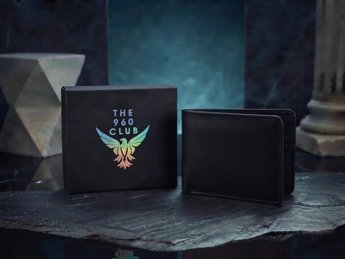 Premium Smooth Leather Wallet (Black)