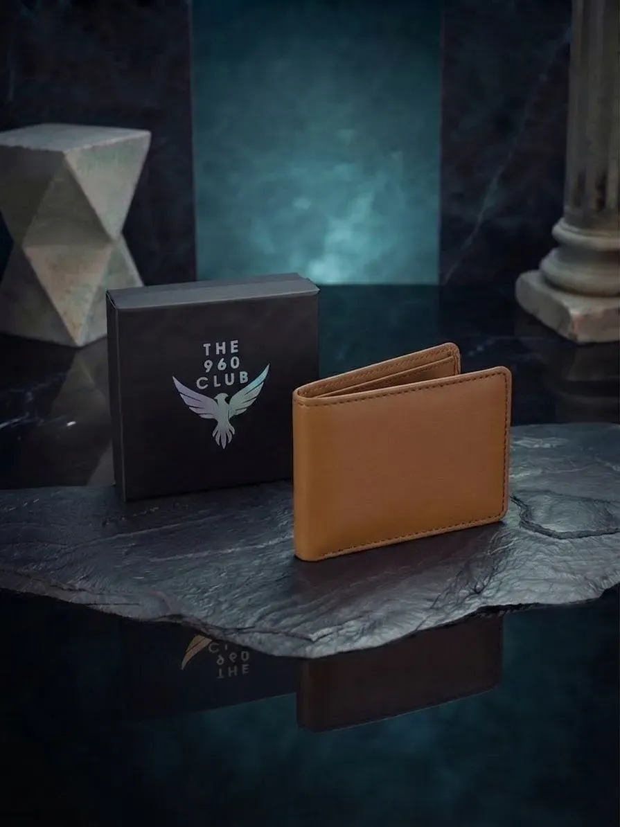 Premium Smooth Leather Wallet (light Brown)
