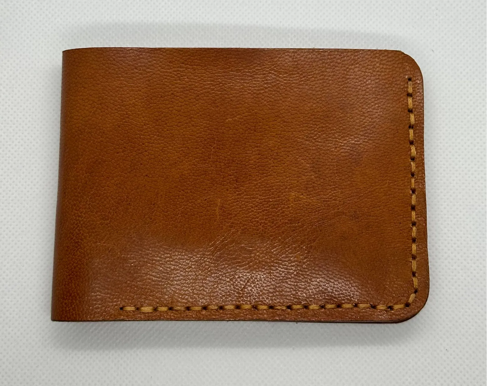 Handmade Cowhide Leather Wallet (light Brown)