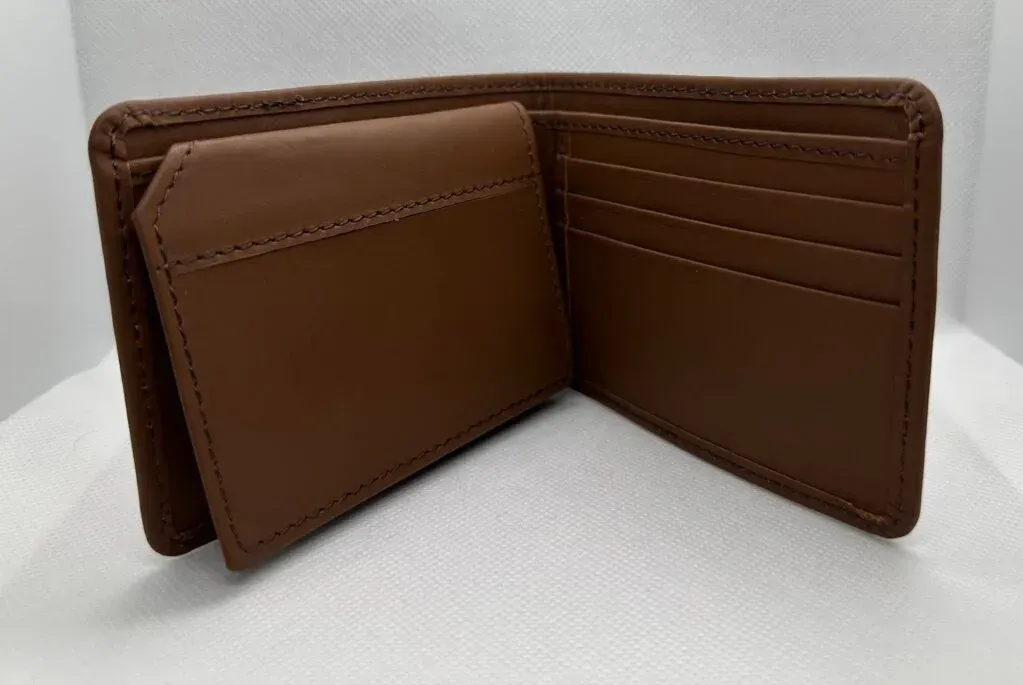 Premium Smooth Leather Wallet (light Brown)