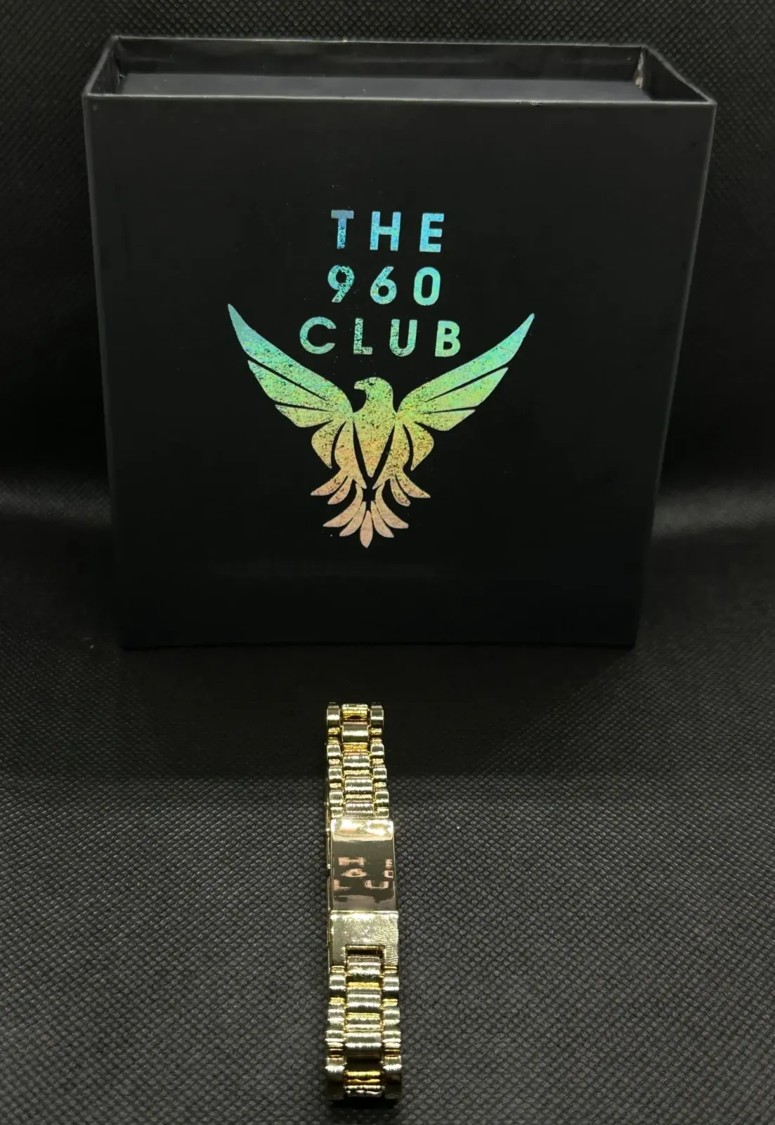 Stainless Steel Golden Wristband Bracelet