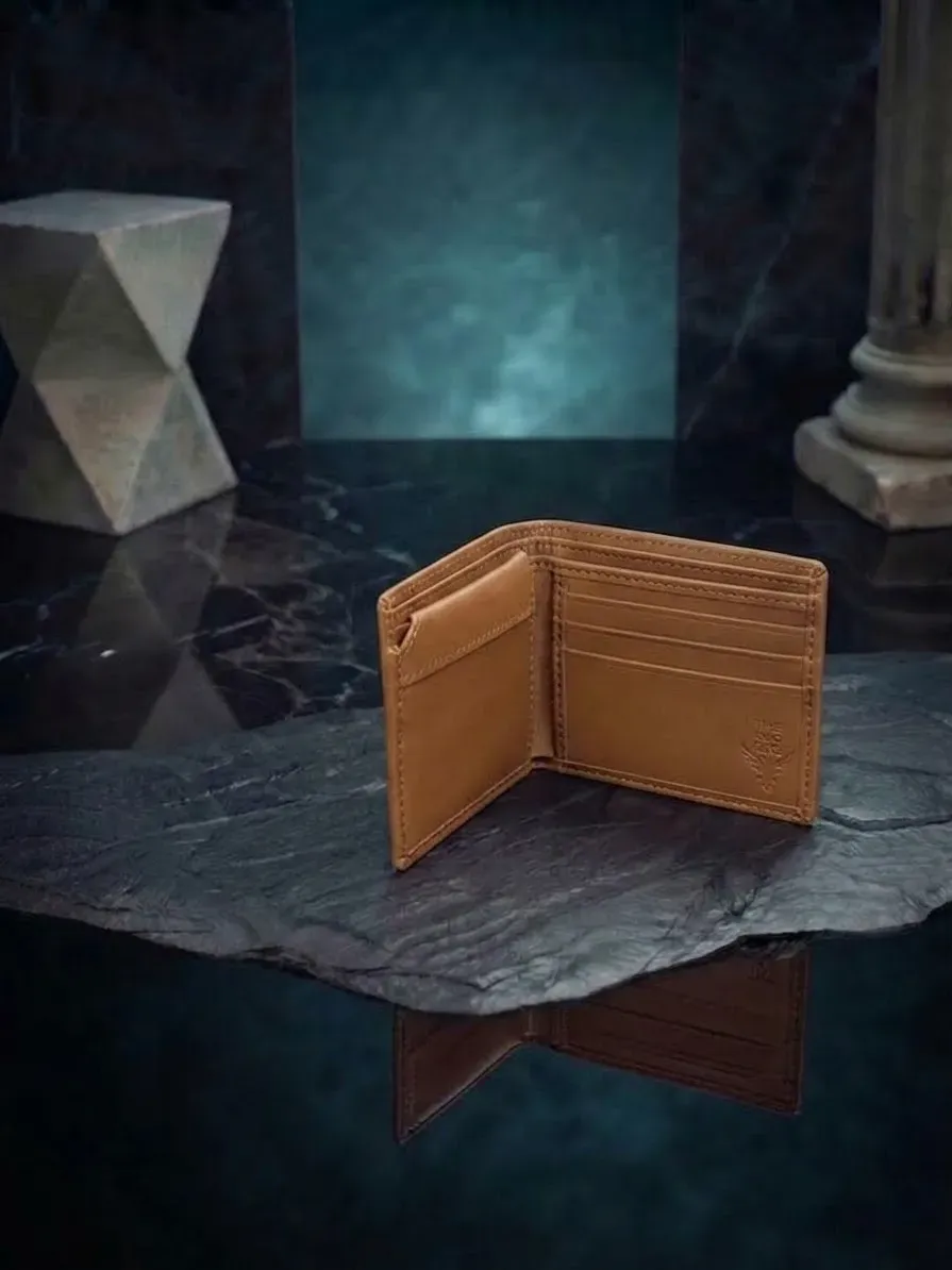 Premium Smooth Leather Wallet (light Brown)